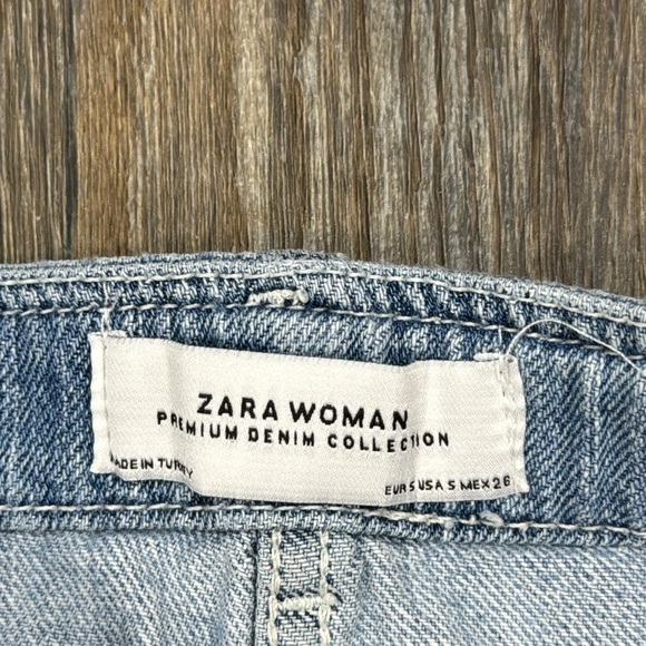 Denim Jean Front Slit Trend Skirt - Picture 4 of 8